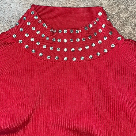 💎 INC Embellished Ribbed-Knit Turtleneck 💎 - Picture 8 of 9